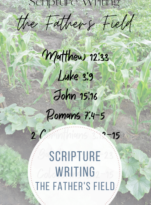 the Father’s Field Scripture Writing